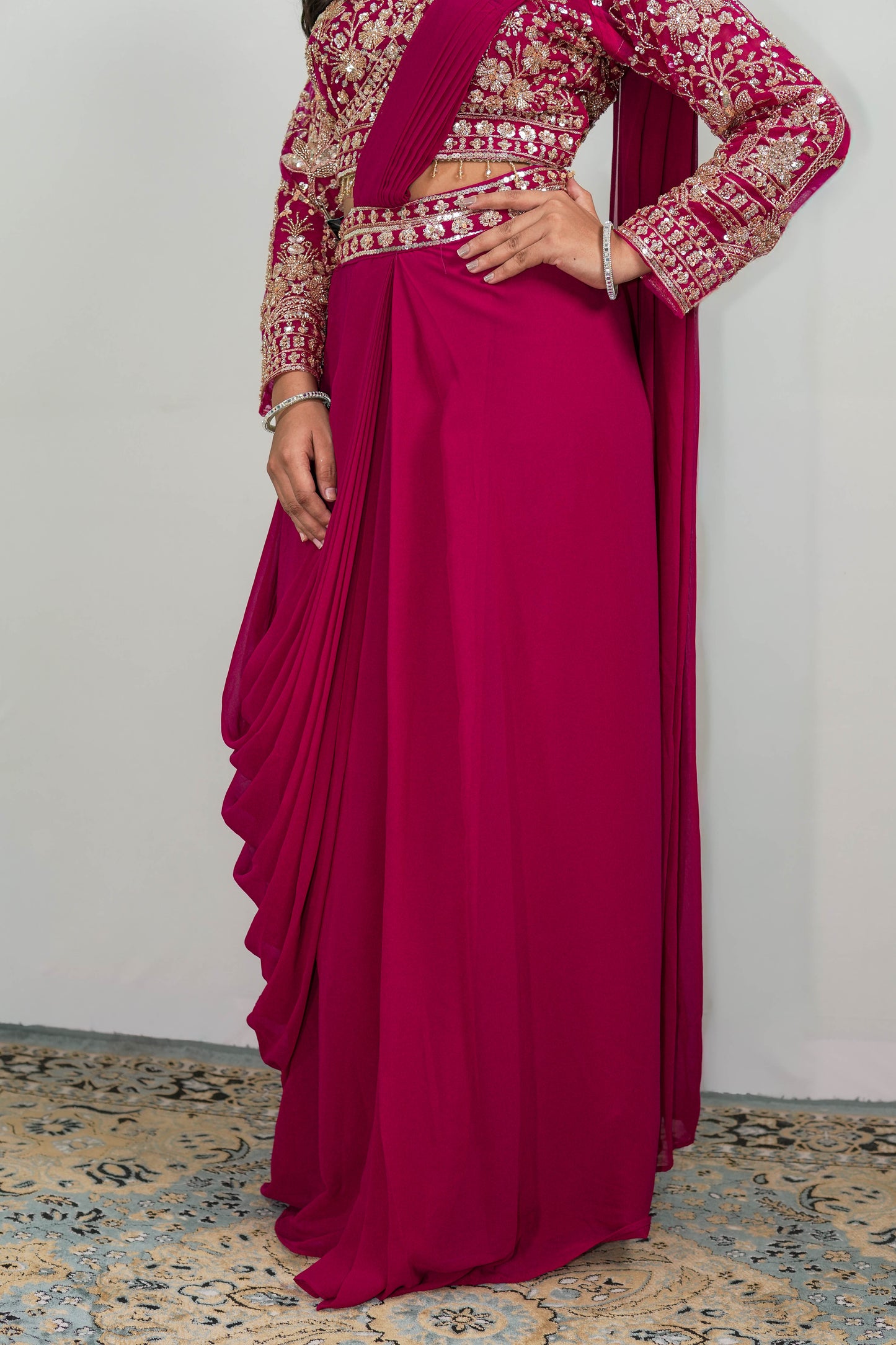 Aurelia Pre-Draped Saree