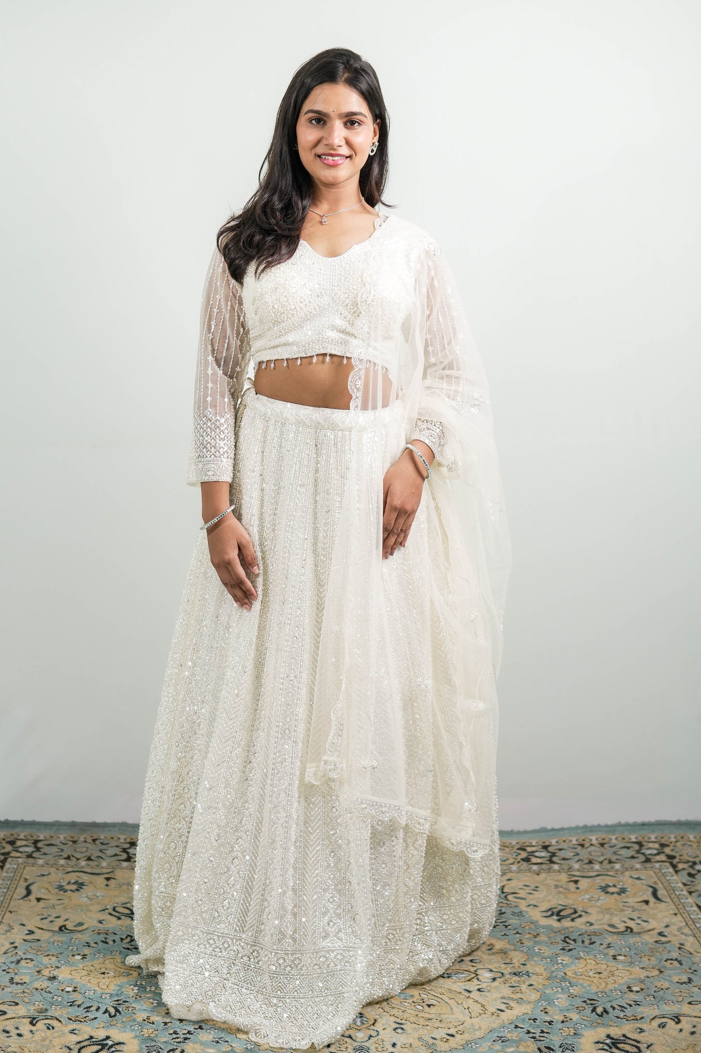 Elara Embroidered Lehenga Set