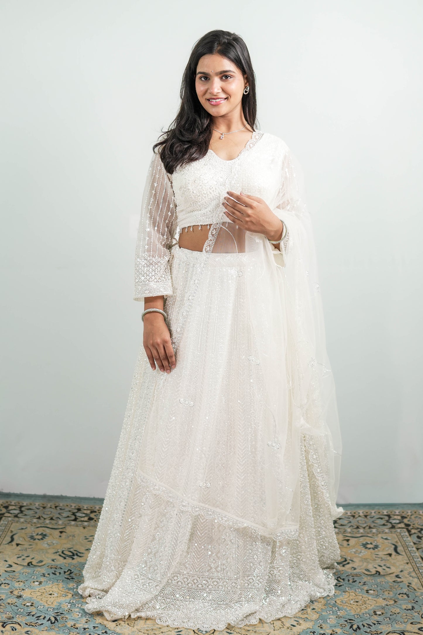 Elara Embroidered Lehenga Set