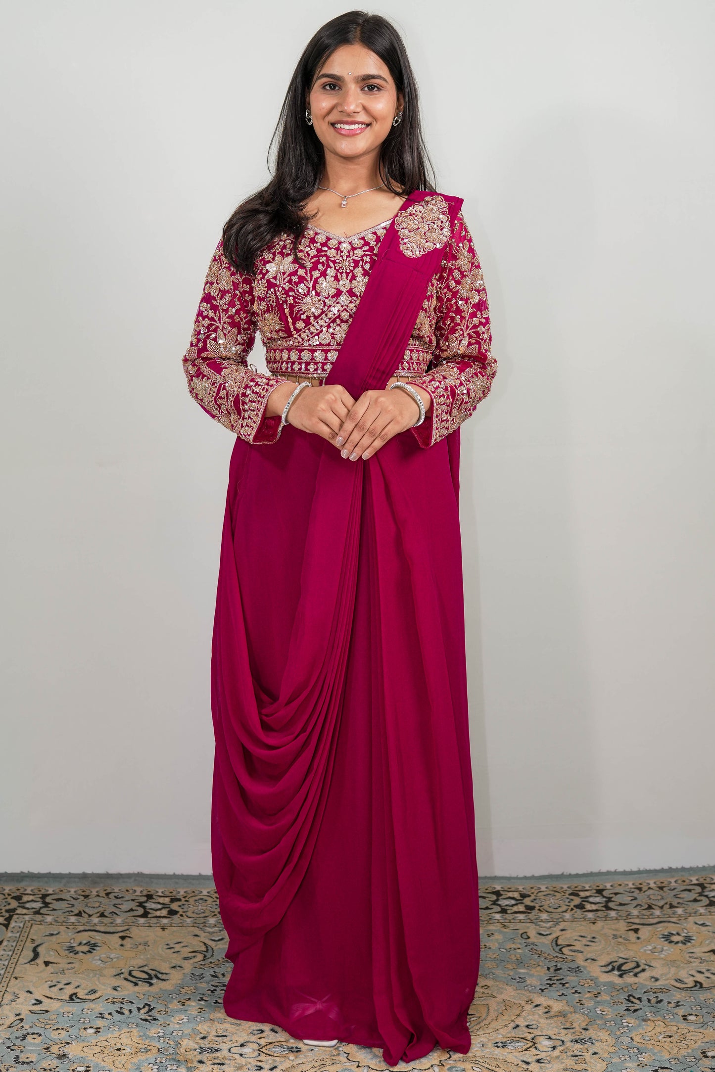 Aurelia Pre-Draped Saree