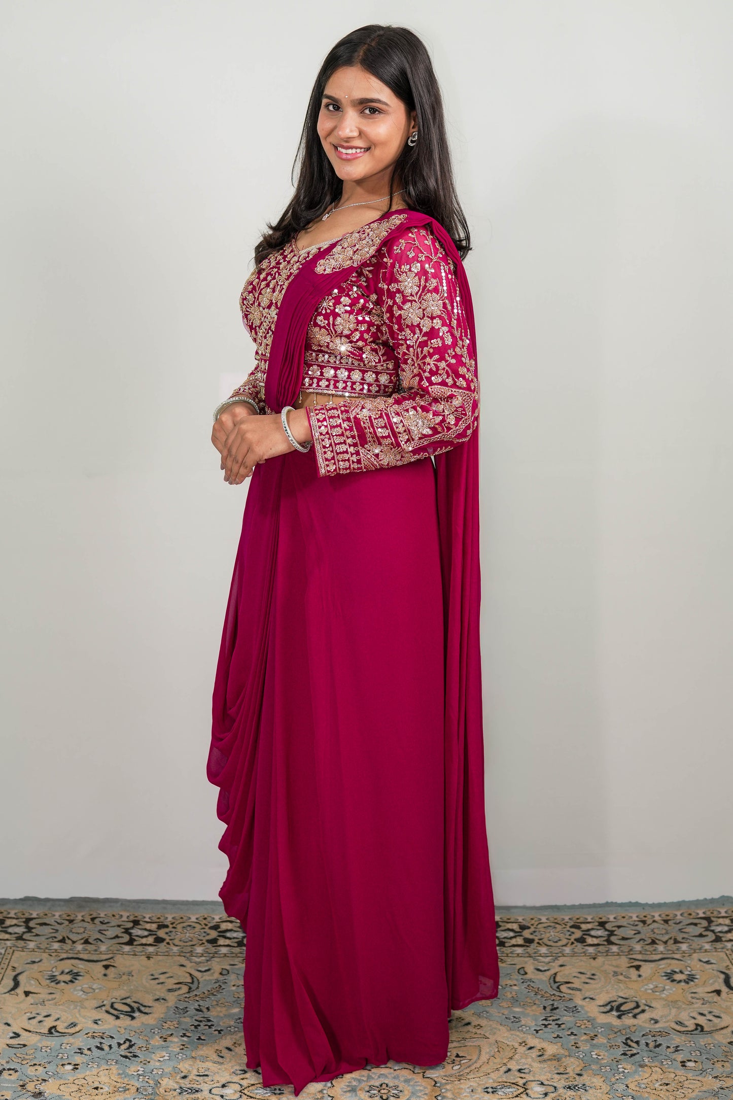 Aurelia Pre-Draped Saree