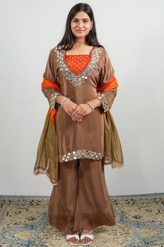 Amber Mirror Palazzo Set