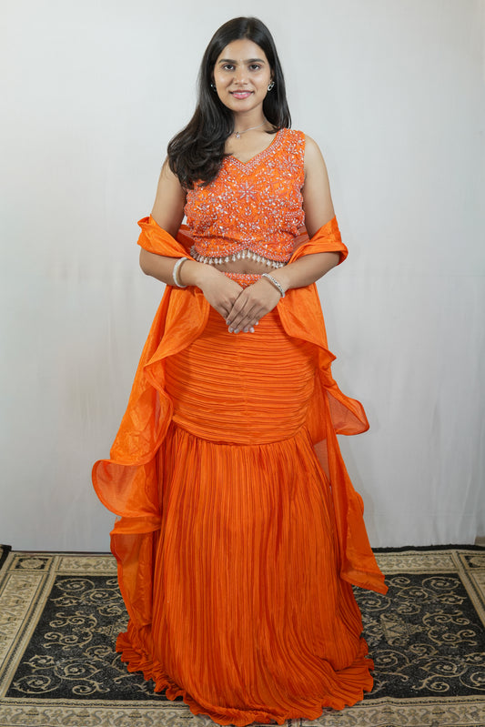 Marigold Radiance Lehenga Set